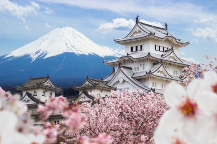 japan fuji mount temple