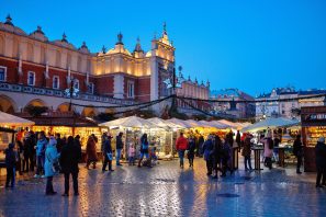 poland krakow christmas market