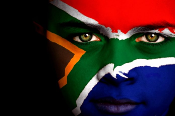 south africa face flag