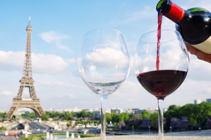 paris wine glasses