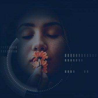 sensor flower woman